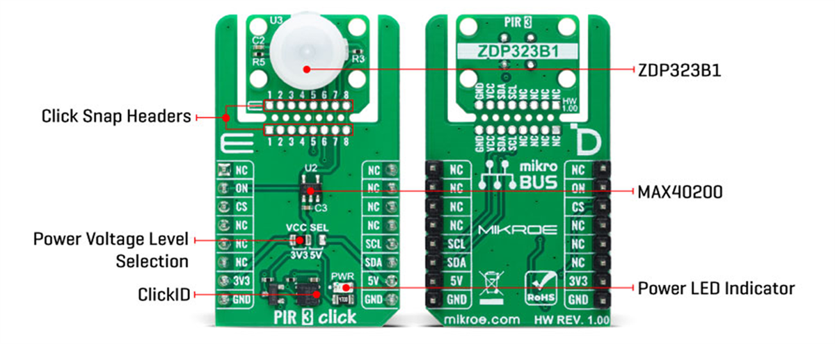 Mikroe PIR 3 Click